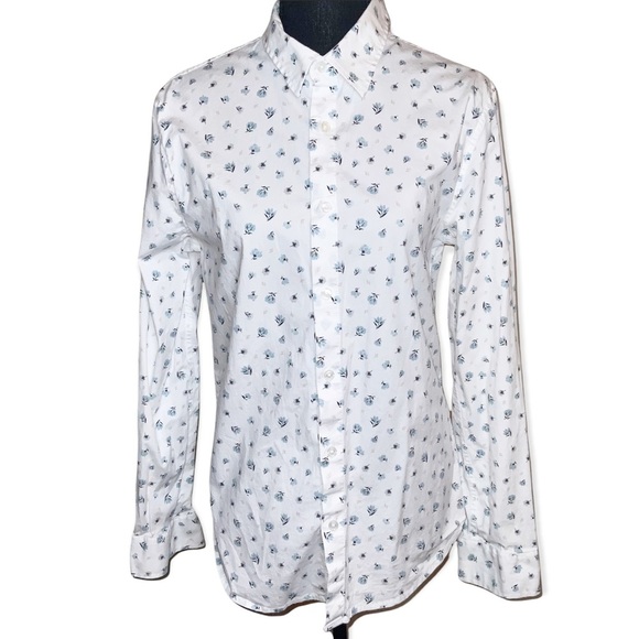 Guess slim flit floral button down - Picture 4 of 8